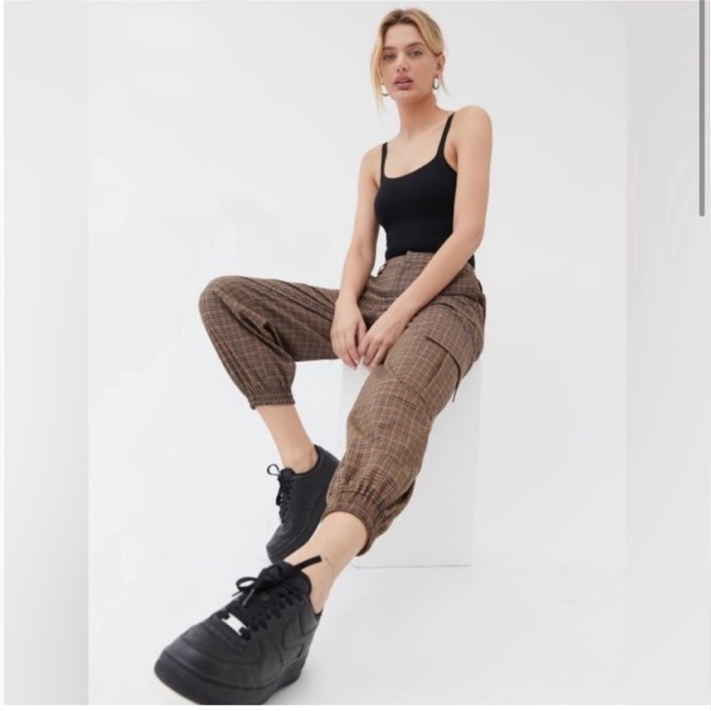 0265 - A New Day - Brown Plaid Women's Pants